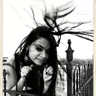 Cyn (with me) What a great time we had putting together our first shoot. A gorgous model on a windswept day.